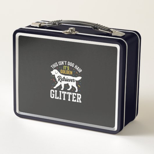 Gouden Retriever Glitter Hondenhaar Ontwerp (Voorkant)
