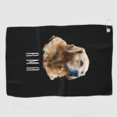Gouden Retriever Golfhanddoek (Horizontaal)