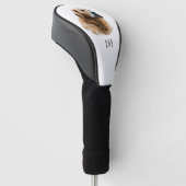 Gouden Retriever Golfheadcover (Schuin)