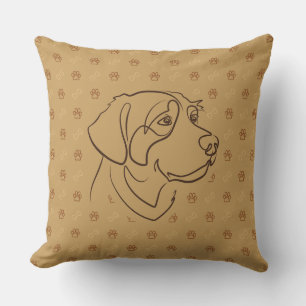Gouden Retriever Gouden Patroon Kussen