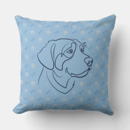 Gouden Retriever Gouden Patroon Kussen