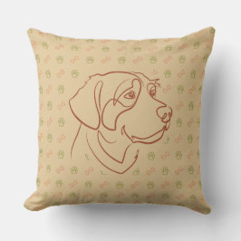 Gouden Retriever Gouden Patroon Kussen
