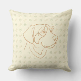 Gouden Retriever Gouden Patroon Kussen