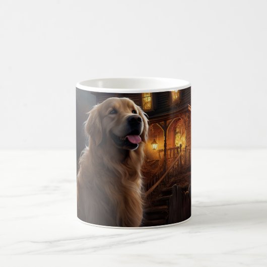 Gouden Retriever Halloween Eng Koffiemok (Center)