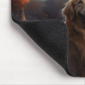 Gouden Retriever Halloween Eng Muismat (Hoek)