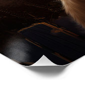 Gouden Retriever Halloween Eng Perfect Poster (Hoek)