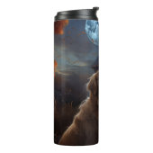 Gouden Retriever Halloween Eng Thermosbeker (Gedraaid links)