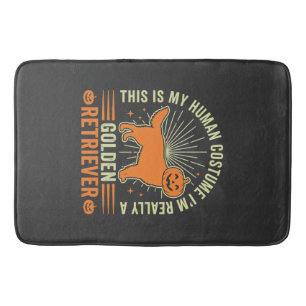 Gouden Retriever Halloween Menselijke Kostuum Vint Badmat