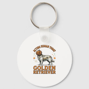 Gouden Retriever Halloween Pompoen Hond Kostuum Sh Sleutelhanger