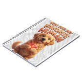 Gouden Retriever Hart Notitieboek (Linkerzijde)