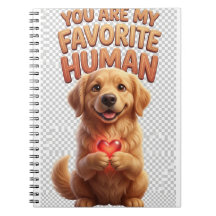 Gouden Retriever Hart Notitieboek