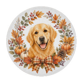 Gouden Retriever Herfst Snijplank