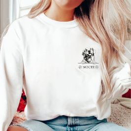 Gouden Retriever Hond Gepersonaliseerde Hand Drawi Trui