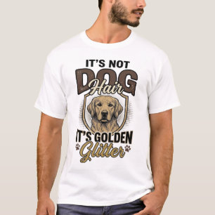 Gouden Retriever Hond Haar Vintage Grappige Shirt