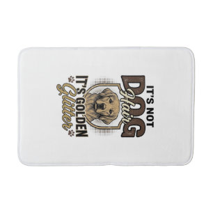 Gouden Retriever Hond Haar Vintage Grappige Shirt  Badmat