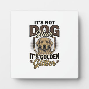 Gouden Retriever Hond Haar Vintage Grappige Shirt  Fotoplaat