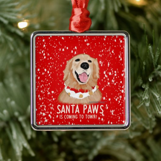 Gouden Retriever Hond Kerst Ornament (Boom)
