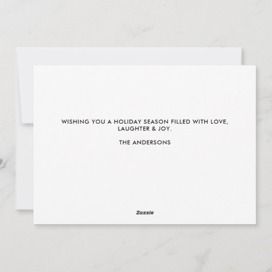 Gouden Retriever Hond Kerst Schouw Feestdagenkaart (Achterkant)