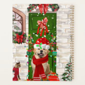 Gouden Retriever Hond Kerstmis Planner (Achterkant)