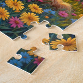 Gouden Retriever hond Legpuzzel (Zijkant)