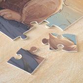 Gouden Retriever hond Legpuzzel (Zijkant)