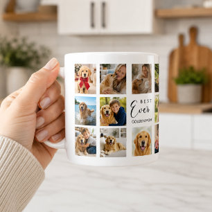 Gouden Retriever hond moeder foto collage Koffiemok