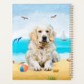 Gouden Retriever Hond op Strand Planner (Achterkant)