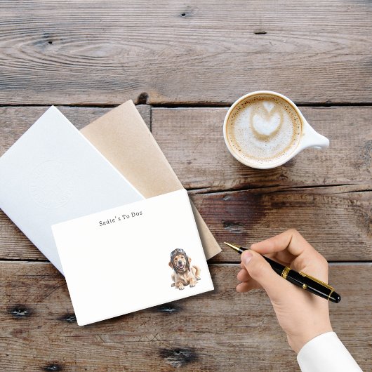 Gouden Retriever Hond Piloot Beste Vriend Cute Hui Post-it® Notes
