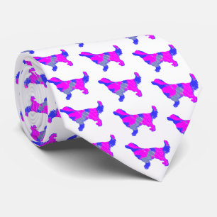 Gouden Retriever Hond Roze Silhouet Witte Hals Stropdas