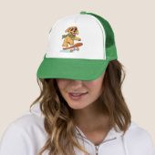 Gouden Retriever Hond Skateboarden Trucker Pet (In situ)
