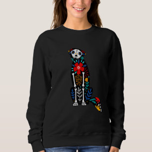 Gouden Retriever Hond Suiker Skull Calavera Dia De Trui