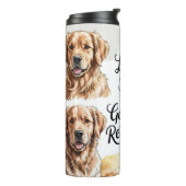 Gouden Retriever Hond Thermosbeker (Gedraaid links)