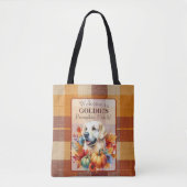 Gouden Retriever Hond Tote Bag (Voorkant)