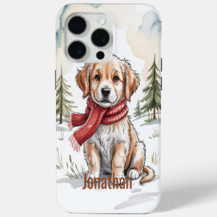 Gouden Retriever Hond Vakantie, Hond Liefhebber, W iPhone 15 Pro Max Hoesje