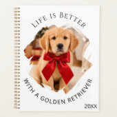 Gouden Retriever honden foto Planner (Voorkant)
