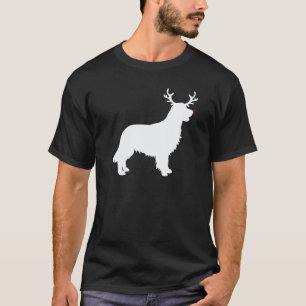 Gouden Retriever Honden Kerst Kleding Rendier A T-shirt