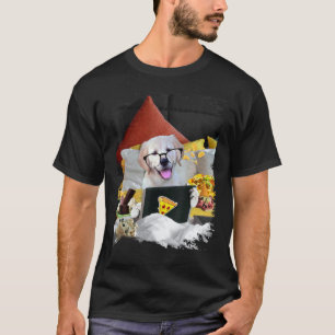 Gouden Retriever Hondenbed Laptop Ijs Nacho's Bril T-shirt