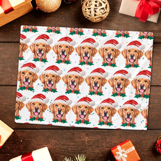 Gouden Retriever-hondenras Kerstmis Fleece Deken