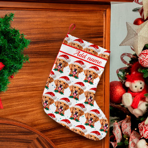 Gouden Retriever hondenras Kerstmis Kleine Kerstsok