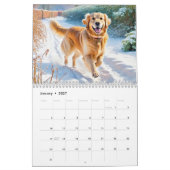 Gouden Retriever Hondenras Muur Kalender (Jan 2027)