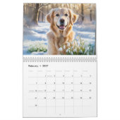 Gouden Retriever Hondenras Muur Kalender (Feb 2027)