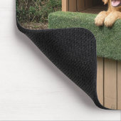 Gouden Retriever In Kissing Booth Muismat (Hoek)