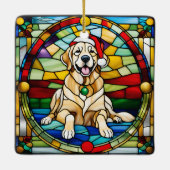 Gouden Retriever Kerst Ornament (Achterkant)