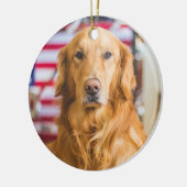 Gouden Retriever Kerst Ornament Voeg uw foto toe (Links)
