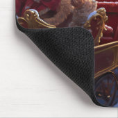 Gouden Retriever Kerst Seizoen Muismat (Hoek)