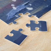 Gouden Retriever Kerstboot Vakantie Legpuzzel (Zijkant)
