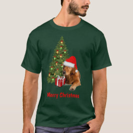 Gouden Retriever Kerstman Hond Kerstmis T-shirt