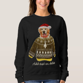 Gouden Retriever Kerstmis Lelijke Kersthond Moeder Trui