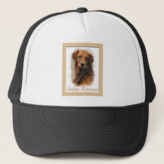 Gouden Retriever Kunst Cadeaus Trucker Pet (Voorkant)