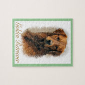 Gouden Retriever Kunst Legpuzzel (Horizontaal)